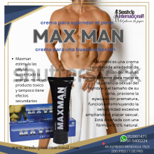 Crema Retardante Y Agrandador Masculino 